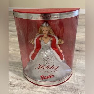 Vtg NEW SEALED Mattel Holiday Celebration Special Edition 2001 Barbie Doll#50304